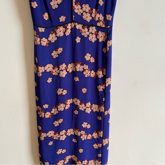 Scotch & Soda Floral Cottagecore Blue Midi Dress - Picture 4 of 12